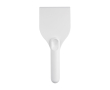 Large ice scraper, recycled plastic, handle grip colour white