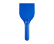 Large ice scraper, recycled plastic, handle grip colour royal blue