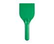 Large ice scraper, recycled plastic, handle grip colour green