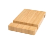 Bamboo stand for electronic devices with two angles colour wood