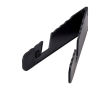 Foldable recycled plastic stand for mobile and tablet colour black