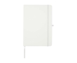 Recycled paper notebook with hard cover, A5, ruled pages colour white