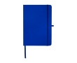 Recycled paper notebook with hard cover, A5, ruled pages colour royal blue