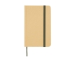 Hardcover recycled paper notebook with ribbon, A6, plain pages colour dark green
