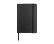 Notebook with pocket, A5 lined colour black