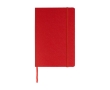 Notebook with pocket, A5 lined colour red