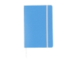 Notebook with pocket, A5 lined colour light blue