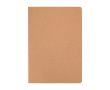 Planner-style notebook, kraft paper cover, stitched spine, A5 colour natural