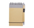 Recycled paper notebook with rings, A7, ruled pages colour lilac