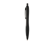 Recycled plastic pen, black details, black ink colour black