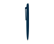 Recycled plastic pen, minimalist design, blue ink colour navy-blue