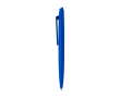 Recycled plastic pen, minimalist design, black ink colour royal blue