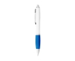 Cheap pen with black ink colour light blue