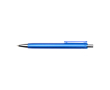 Recycled plastic ballpoint pen with black semi-gel ink 0.7 mm colour royal blue