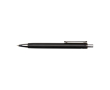 Recycled plastic ballpoint pen with black semi-gel ink 0.7 mm colour black