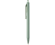 Double-injection recycled plastic ballpoint pen with blue ink colour marbled green