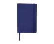 Notebook with pocket, A5 lined colour navy-blue