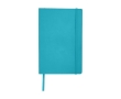 Notebook with pocket, A5 lined colour light blue