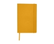 Notebook with pocket, A5 lined colour dark yellow