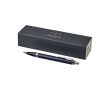Pen in high-quality metal blue ink, Parker IM Silver colour blue
