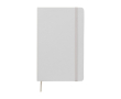 Moleskine large-format notebook with elastic closure, ruled pages colour white
