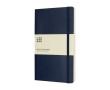 Moleskine Classic lined notebook with \"in case of loss\" note colour blue
