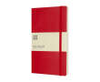 Moleskine Classic lined notebook with \"in case of loss\" note colour dark red