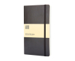 Moleskine Classic soft and flexible cover notebook, squared pages colour black