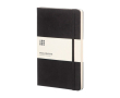 Large Moleskine Classic hard cover notebook, dotted pages colour black