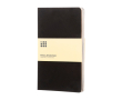 Moleskine Cahier Journal cardboard cover notebook with stitched spine plain pages colour black