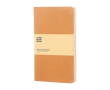 Moleskine Cahier Journal cardboard cover notebook with stitched spine plain pages colour brown