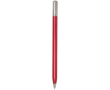 Recycled aluminium pen with twist mechanism and black ink colour red