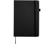 A5 hard cover synthetic leather lined notebook JournalBooks colour black