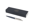 Matte pen with chrome details, blue ink, Parker Jotter XL colour blue