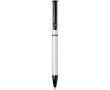 Recycled aluminium pen with twist mechanism and blue ink colour silver