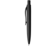 RCS recycled plastic mini ballpoint pen with blue ink colour black