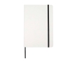 Hardcover notebook with stone paper, A5, ruled pages colour white