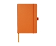 Notebook with pocket in colours, A5 lined colour orange
