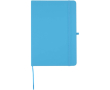 A5 hard cover notebook and blue ink pen set colour light blue
