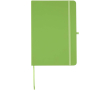 A5 hard cover notebook and blue ink pen set colour lime
