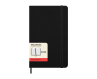 Leather-look paper diary with daily view and hard cover Moleskine colour black