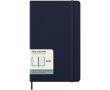 12-month weekly planner in leather-look paper with hard cover Moleskine colour blue