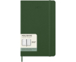 12-month weekly planner in leather-look paper with hard cover Moleskine colour green