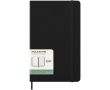 12-month weekly planner in leather-look paper with hard cover Moleskine colour black
