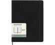 Large weekly leather-colour paper soft cover Moleskine diary colour black