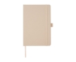 Recycled A5 notebook with lined pages Marksman® Honhua colour ivory