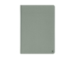 Elegant waterproof paper notebook, A5 lined pages colour mint green