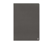 Set of 2 high-quality stone paper notebooks, A5 lined colour dark grey