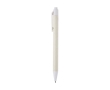 Recycled material pen in various colours with black ink colour white