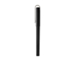 Recycled plastic pen with black gel ink colour black